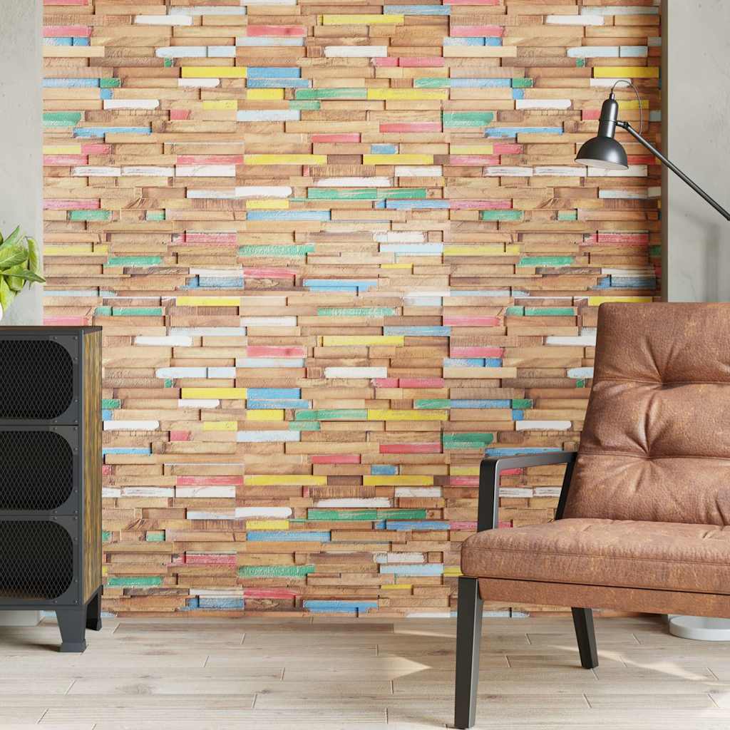 vidaXL Obkladové panely 10 ks 1,03 m², tíkový masív