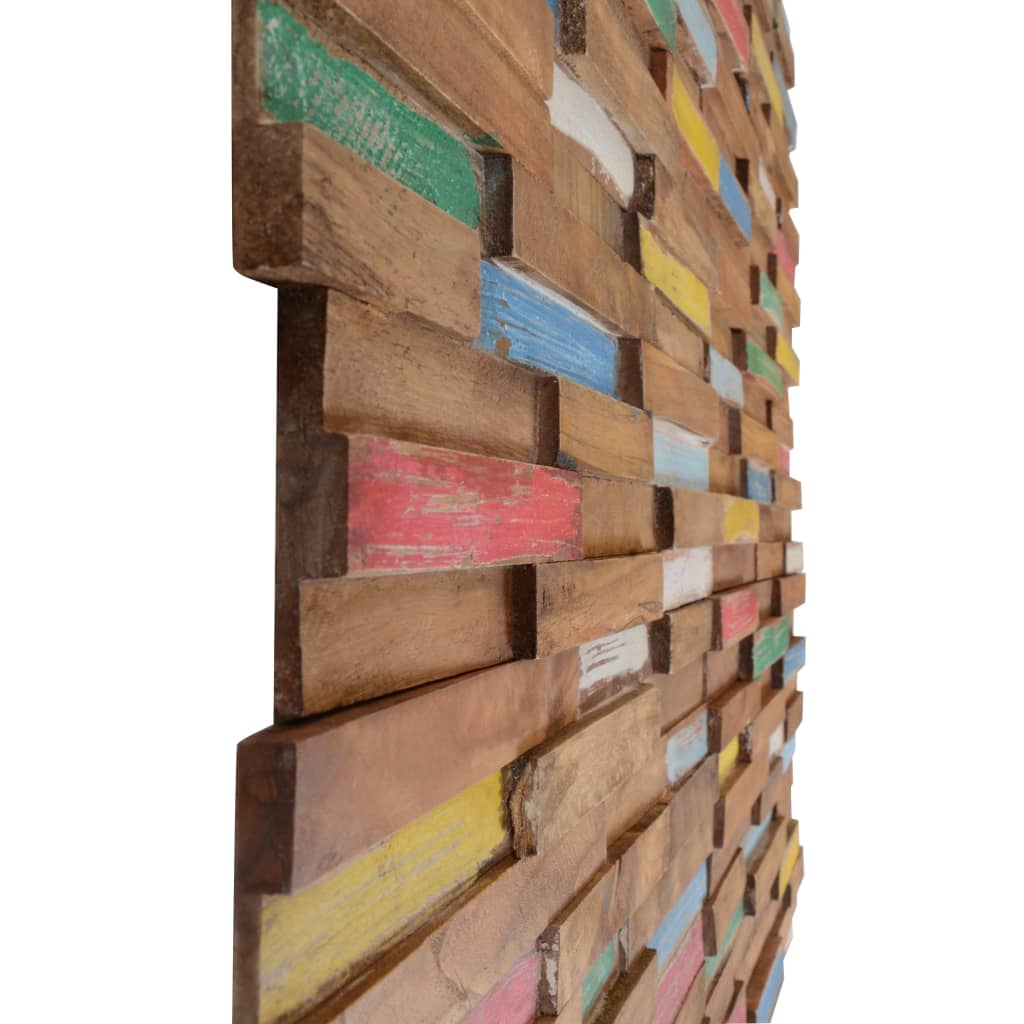 Nástěnné obkladové panely 10 ks 1,03 m² masivní teakové dřevo