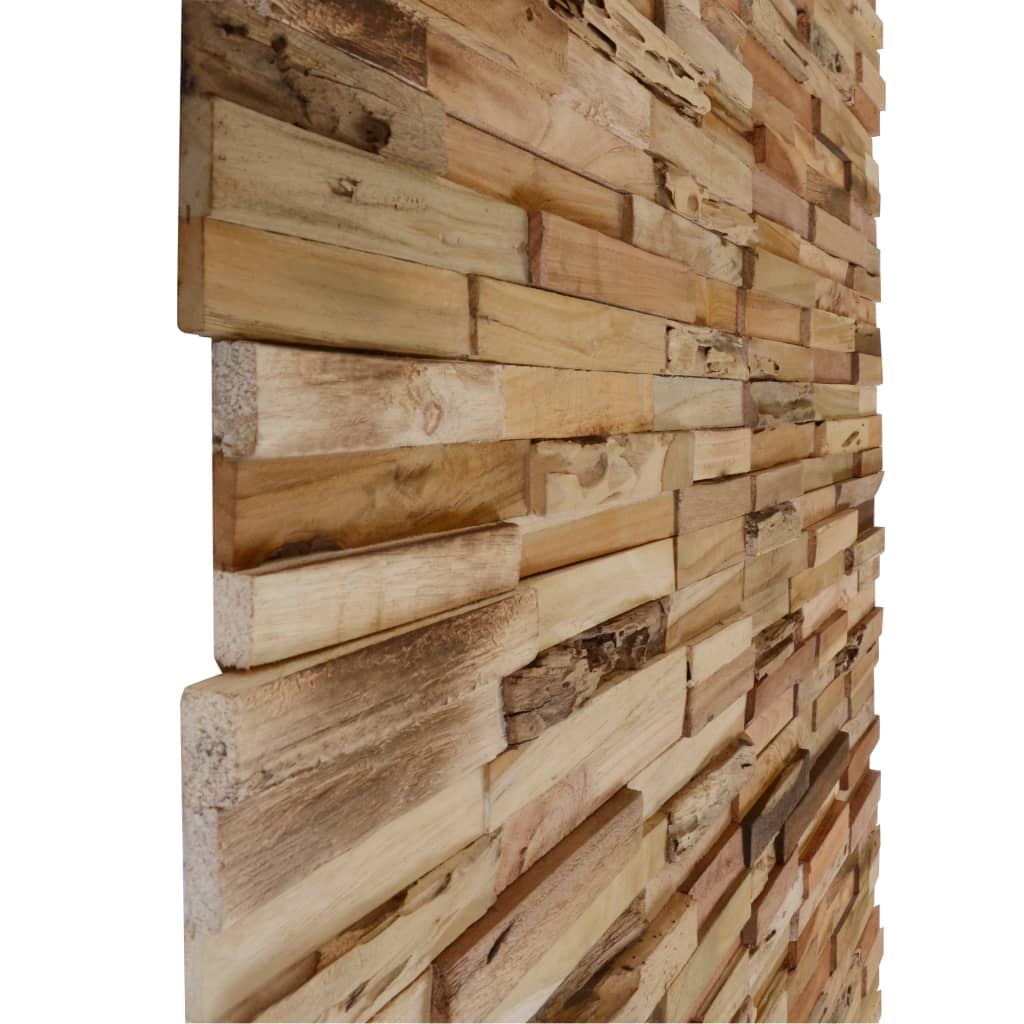  Obkladové panely 10 ks 1,03 m² recyklované tíkové drevo
