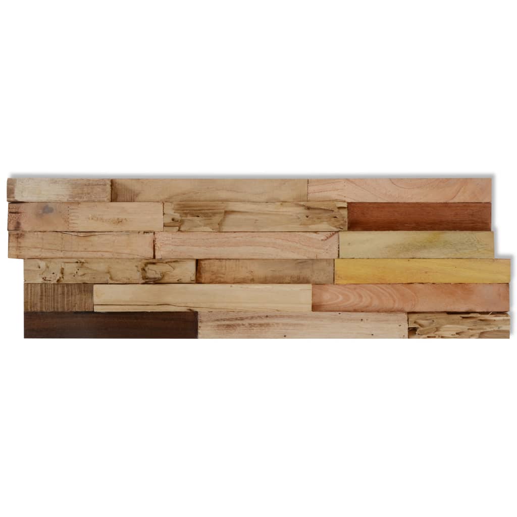 Obkladové panely 10 ks 1,03 m² recyklované tíkové drevo