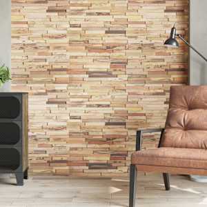 Nástěnné obkladové panely 10 ks 1,03 m² recyklovaný teak - obrázek 3