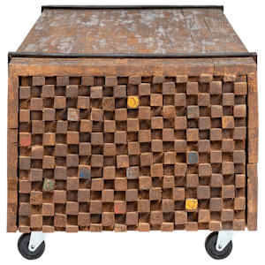 Konferenční stolek 110 x 45 x 38 cm masivní teakové dřevo - obrázek 3