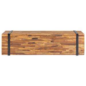 TV stolek 110 x 30 x 32,5 cm masivní teakové dřevo - obrázek 3