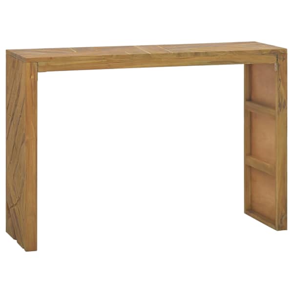vidaXL konsoollaud, 110 x 35 x 75 cm, tiikpuu