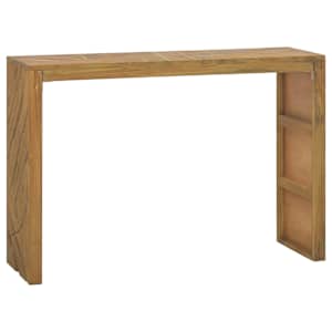 Konzolový stolek 110 x 35 x 75 cm masivní teakové dřevo - obrázek 1