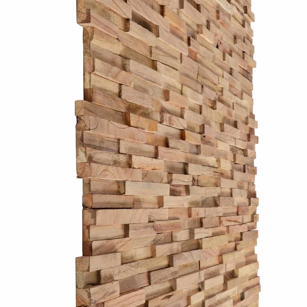 Thumbnail - vidaXL 3D-Wandverkleidung 10 Stk. 1,08 m² Massivholz Teak