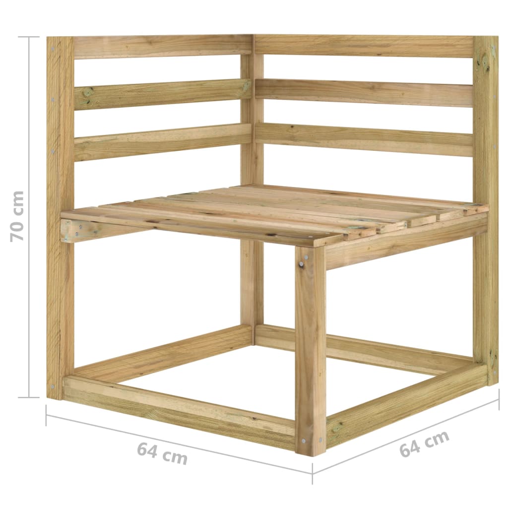 Ogrodowa sofa 4-os. z jasnoniebieskimi poduszkami