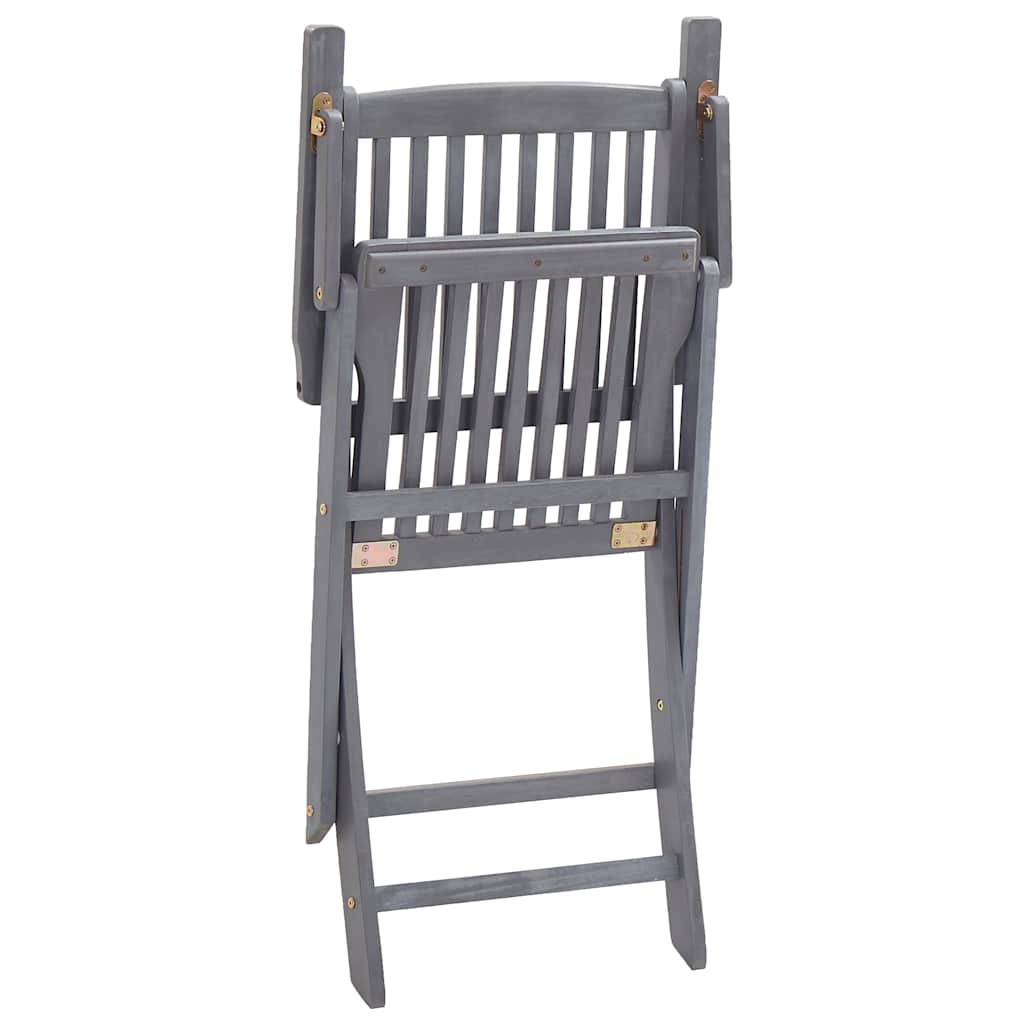 Skládací zahradní židle s poduškami 6 ks masivní akáciové dřevo - obrázek 14