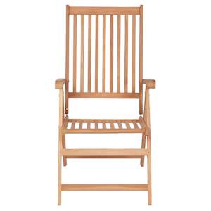 Polohovatelné zahradní židle 4 ks masivní teak - obrázek 3