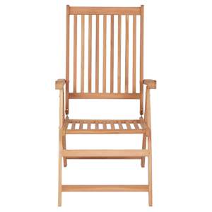 Polohovatelné zahradní židle 6 ks masivní teak - obrázek 3