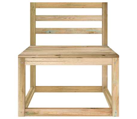 vidaXL Ogrodowa sofa środkowa z palet, impregnowane drewno sosnowe