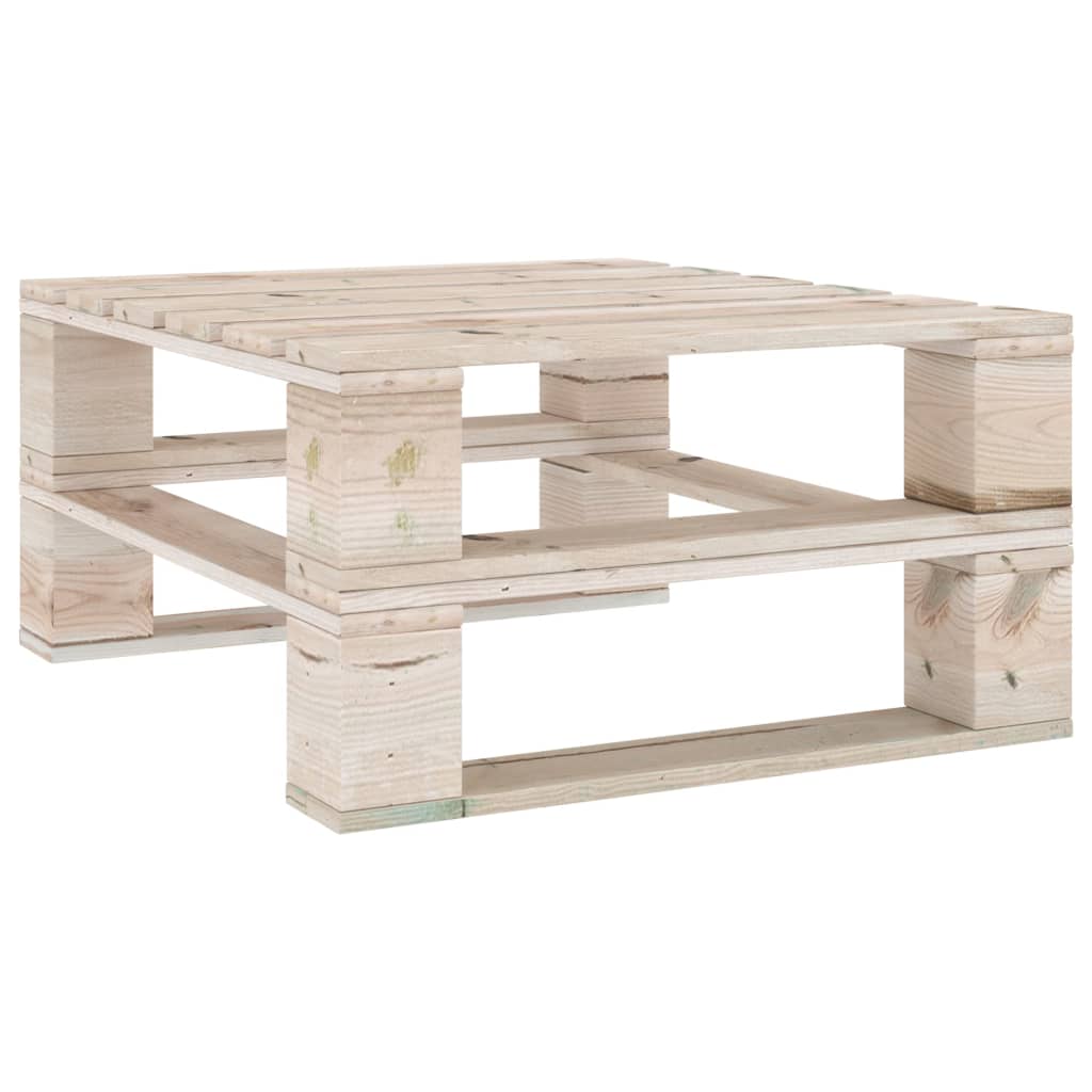 Mesa de palés para jardín de madera de pino impreg