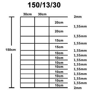 Zahradní plot pozinkovaná ocel 50 x 1,5 m stříbrný - obrázek 5