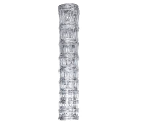 vidaXL Συρματόπλεγμα Περίφραξης Ασημί 50 x 1,2 μ. Γαλβανισμένο Ατσάλι