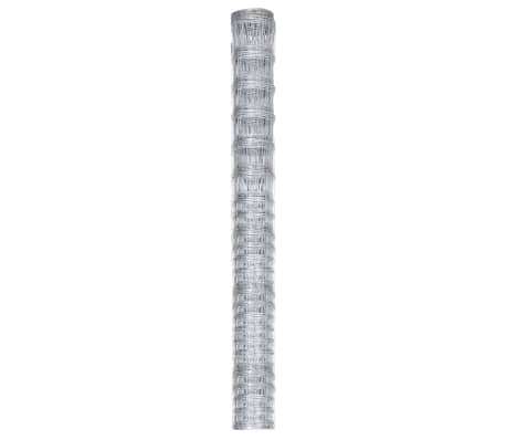 vidaXL Συρματόπλεγμα Περίφραξης Ασημί 50 x 1,6 μ. Γαλβανισμένο Ατσάλι