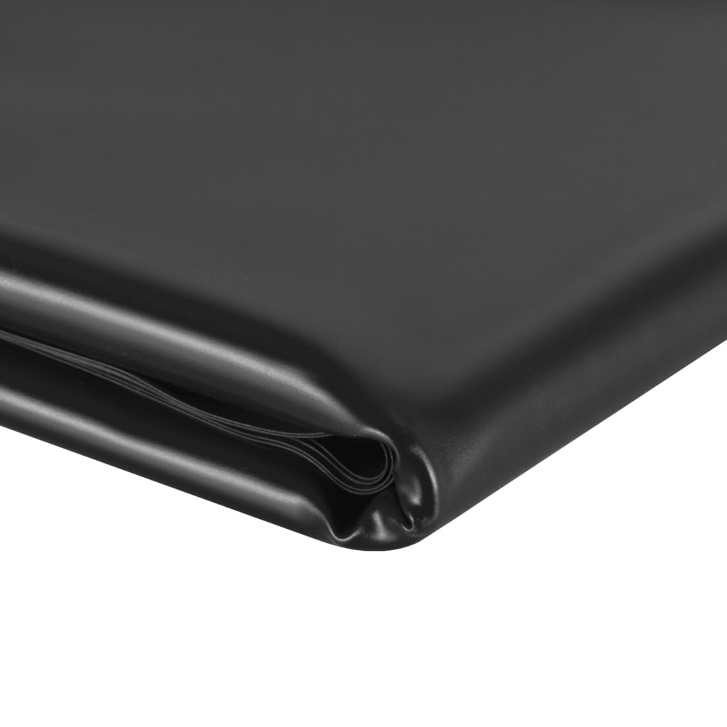 Fekete PVC tófólia 2 x 3 m 0,5 mm 