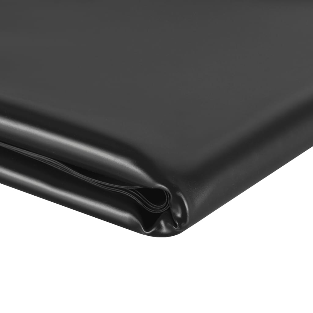 Fekete PVC tófólia 2 x 5 m 0,5 mm 
