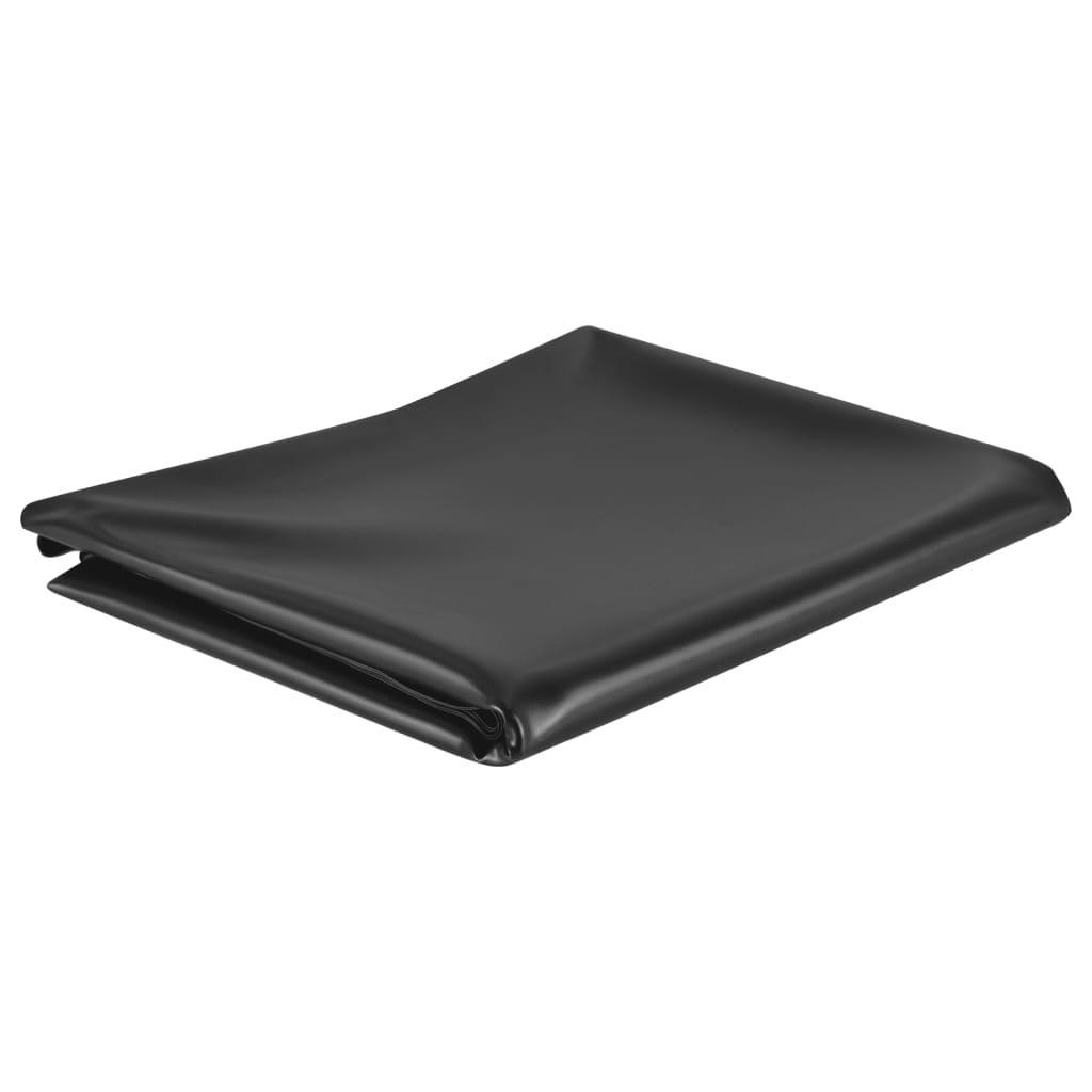 vidaXL bassinfolie 2x2 m PVC 1 mm sort