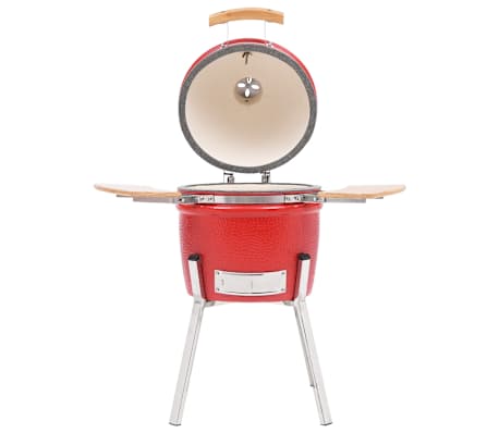 vidaXL Kamado kepsninė-rūkykla, 33cm, keramika