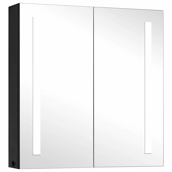vidaXL vannitoa LED-peegelkapp, 62 x 14 x 60 cm