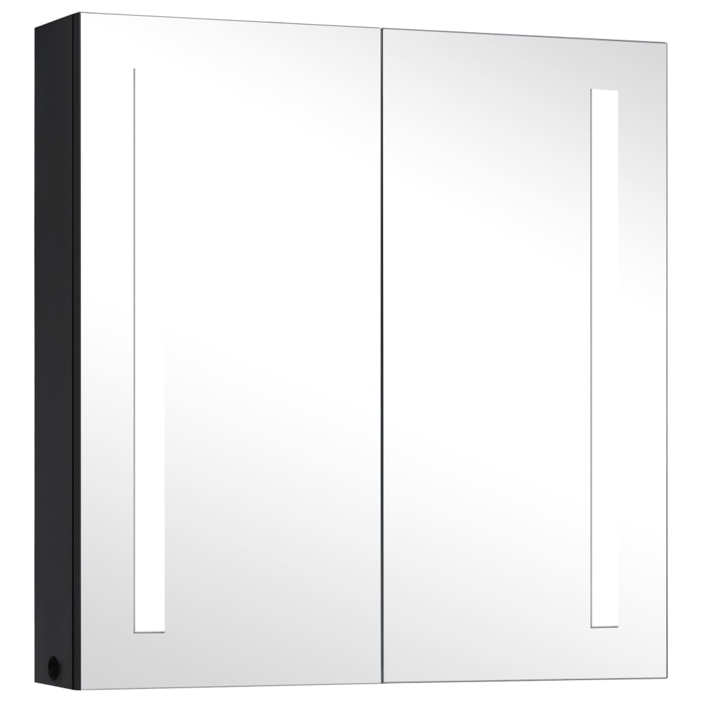 Image of vidaXL LED Bathroom Mirror Cabinet 62x14x60 cm