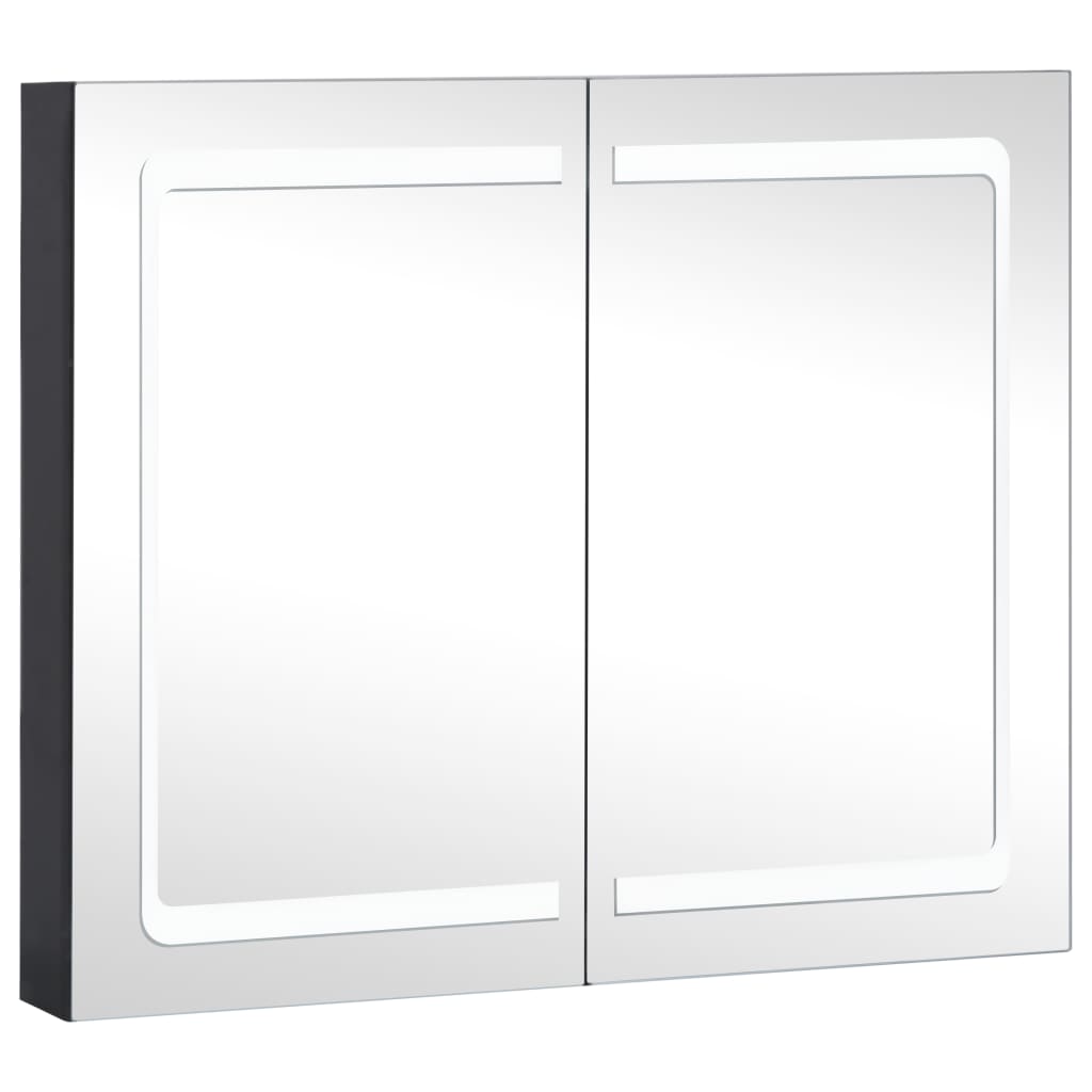 Image of vidaXL LED Bathroom Mirror Cabinet 80x12.2x68 cm