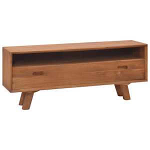 TV stolek 110 x 30 x 45 cm masivní teakové dřevo