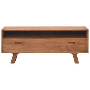 TV stolek 110 x 30 x 45 cm masivní teakové dřevo - obrázek 2