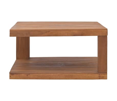 vidaXL Τραπεζάκι Σαλονιού 65 x 65 x 33 εκ. Μασίφ Ξύλο Teak