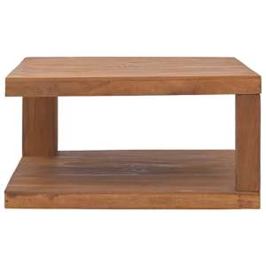 vidaXL Τραπεζάκι Σαλονιού 65 x 65 x 33 εκ. Μασίφ Ξύλο Teak