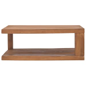 Konferenční stolek 90 x 50 x 35 cm masivní teakové dřevo - obrázek 2