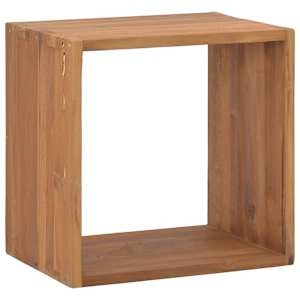 Noční stolek 40 x 30 x 40 cm masivní teakové dřevo - obrázek 1