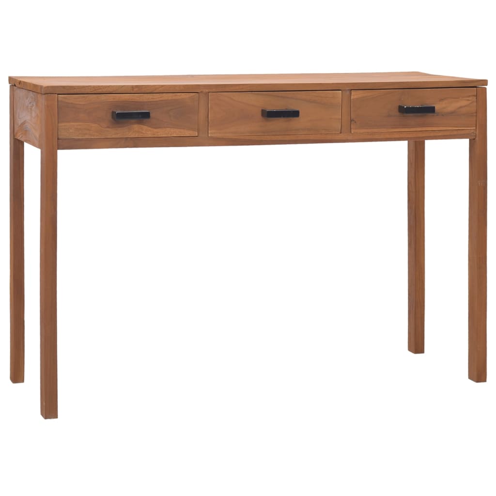 

vidaXL Office Desk 43.3"x15.7"x29.5" Solid Teak Wood