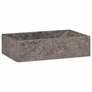 vidaXL valamu 45 x 30 x 12 cm marmor k&otilde;rgl&auml;ikega hall