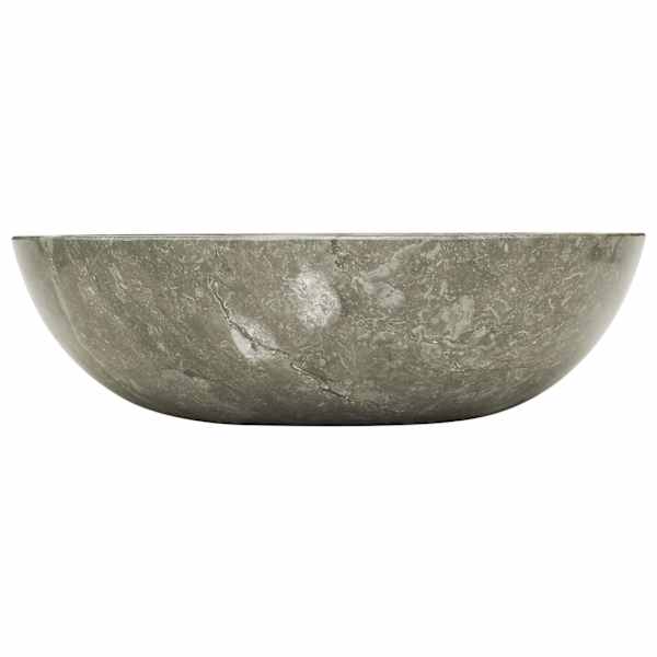 vidaXL valamu, hall, &Oslash;40 x 12 cm, marmor