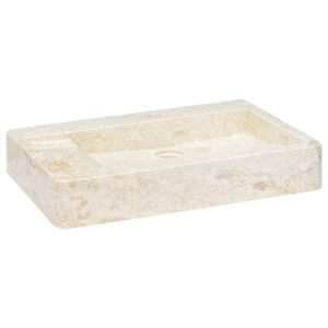vidaXL valamu hall 58 x 39 x 10 cm, marmor
