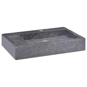 vidaXL valamu must 58x39x10 cm, marmor