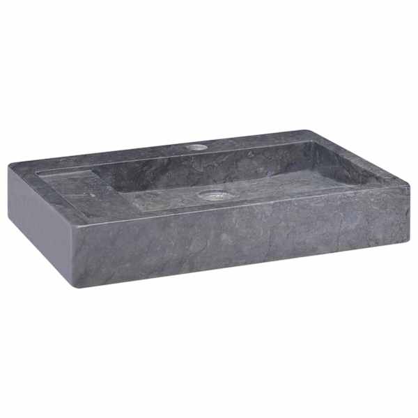 vidaXL valamu must 58x39x10 cm, marmor
