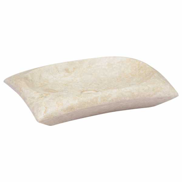 vidaXL valamu, kreemjas, 50 x 35 x 10 cm, marmor