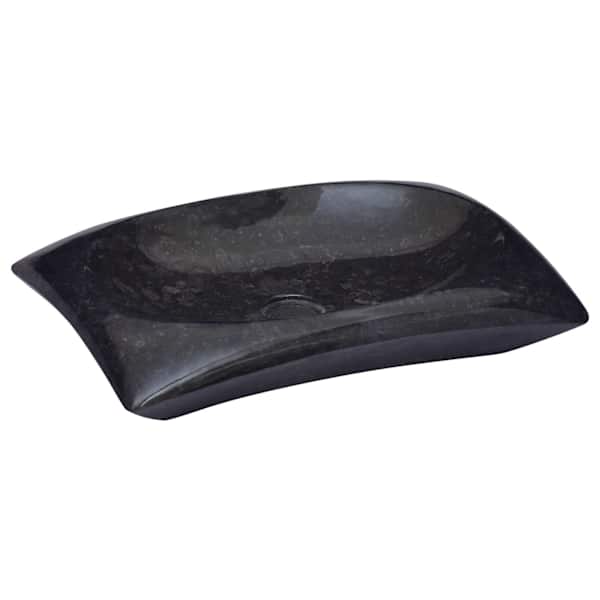 vidaXL valamu must 50 x 35 x 10 cm, marmor