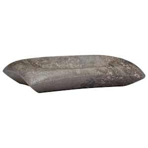 vidaXL Lavabo Gris 50x35x10 cm Marbre