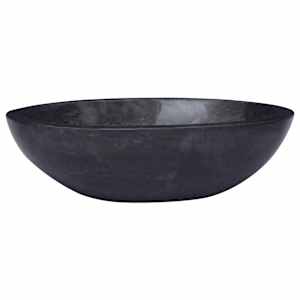 vidaXL valamu, must, 53 x 40 x 15 cm, marmor