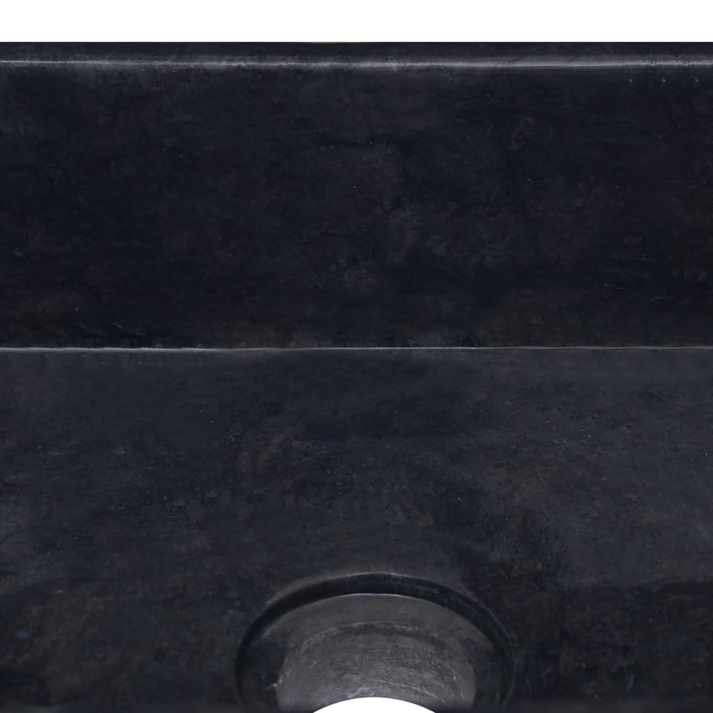 Gootsteen 30x30x13 cm marmer zwart