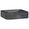 vidaXL valamu, must, 40x40x10 cm, marmor