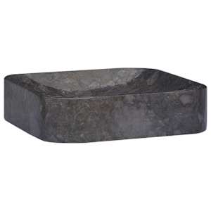 vidaXL valamu, must, 40x40x10 cm, marmor