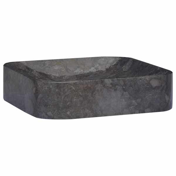vidaXL valamu, must, 40x40x10 cm, marmor