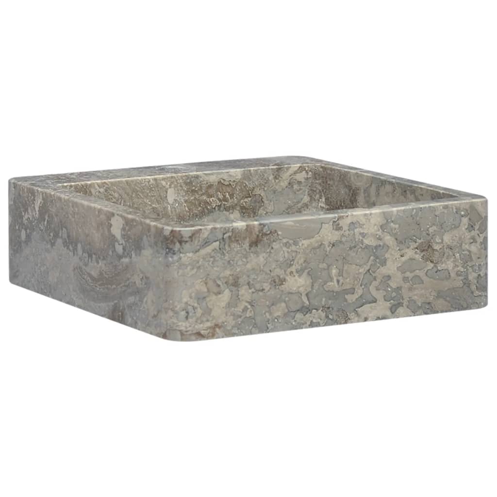 Lavandino Grigio 40x40x12 cm in Marmo