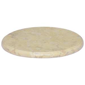 vidaXL lauaplaat, kreemjas, &Oslash; 40 x 2,5 cm, marmor