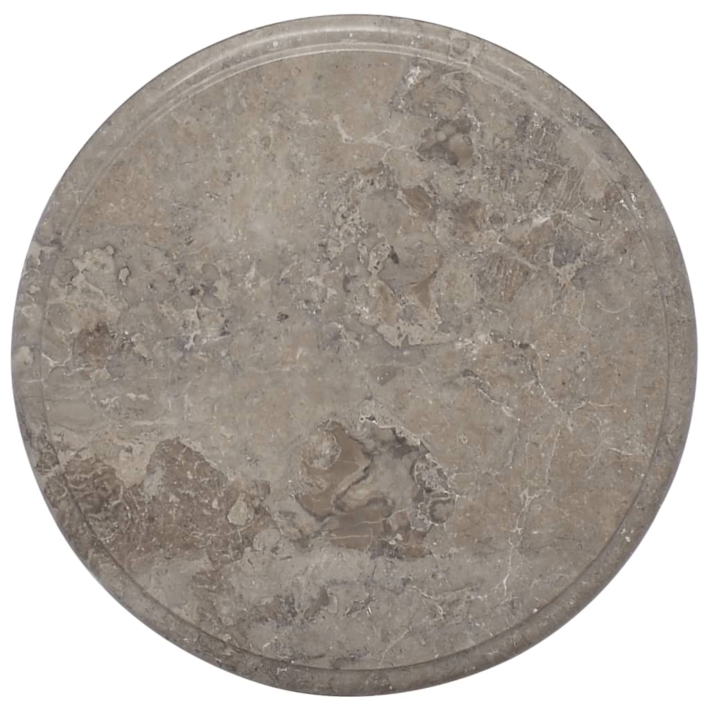 vidaXL Table Top Gray Ã15.7"x1" Marble