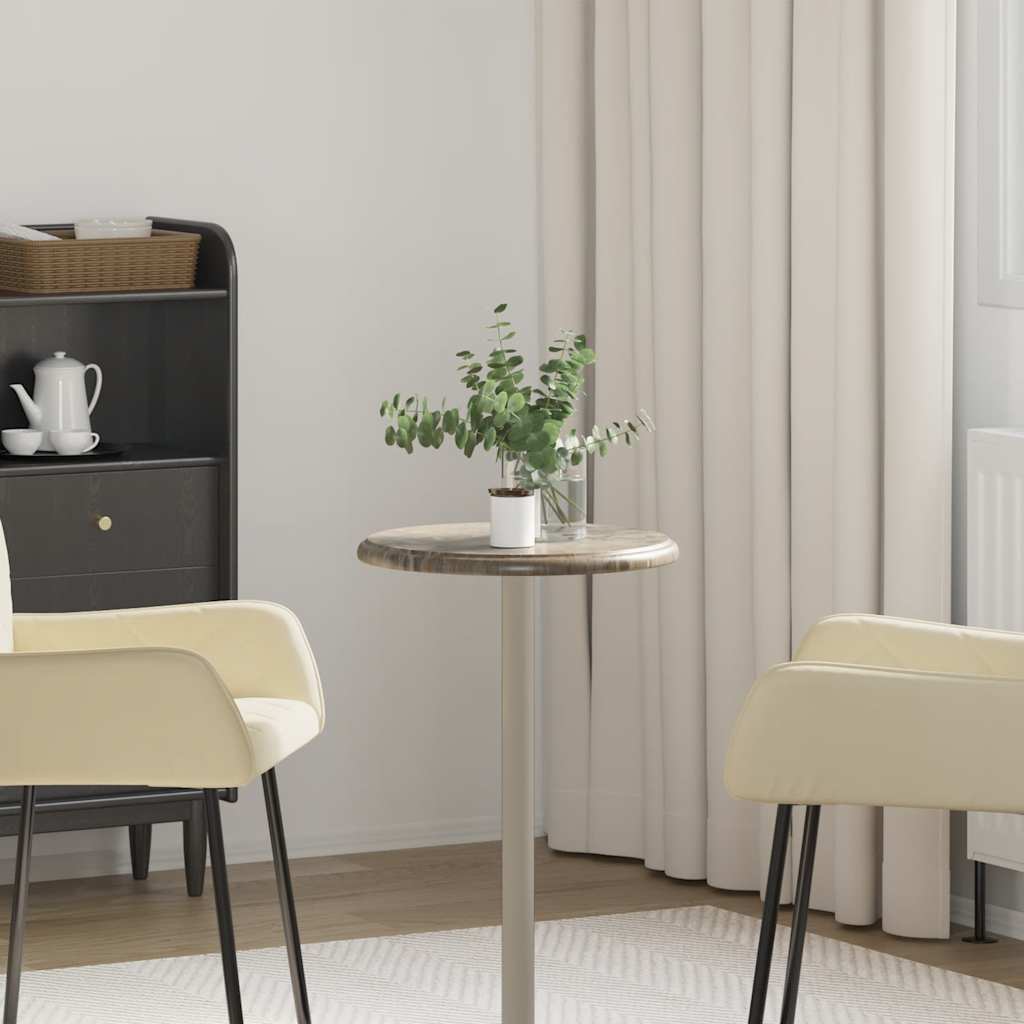 vidaXL Blat de masă, gri, Ø40x2,5 cm, marmură